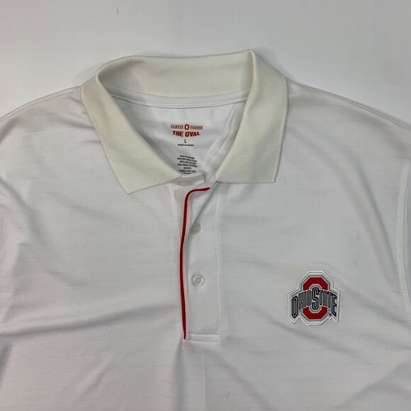 The Oval Shirt Mens L Large White Campus Classics Ohio State Buckeyes Logo - Picture 3 of 12